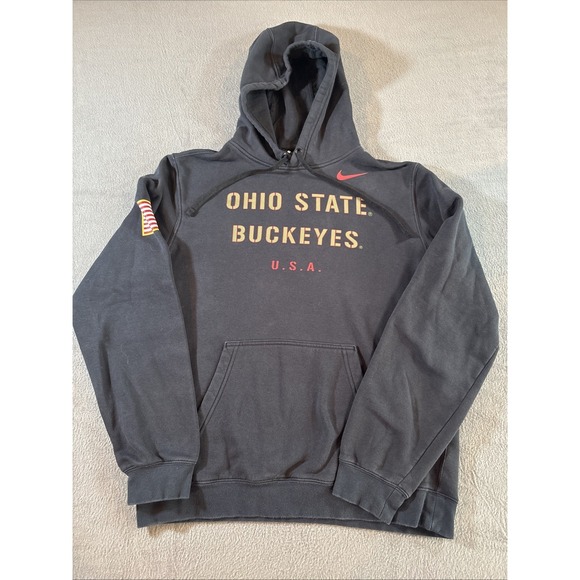 Nike Other - Nike Ohio State Buckeyes Salute To Service Veterans Hoodie Men's Medium Black